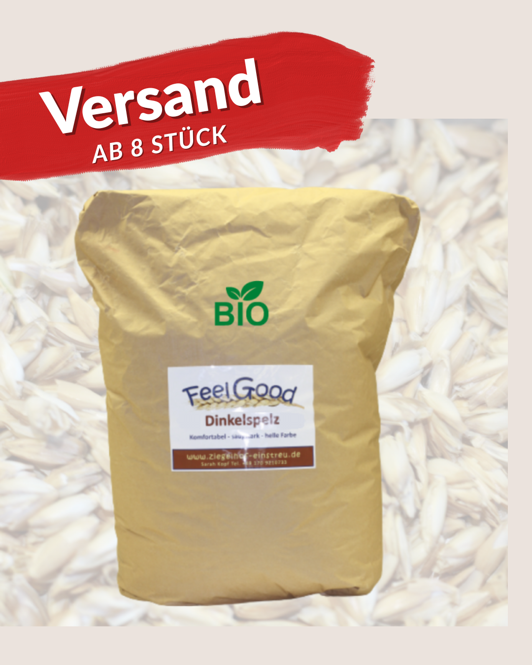 BIO-Dinkelspelz (12,5 KG)